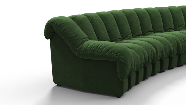 DS 600 - DS 600 Sectional, Combination 1, Left Arm, Tarragon Vegan Suede