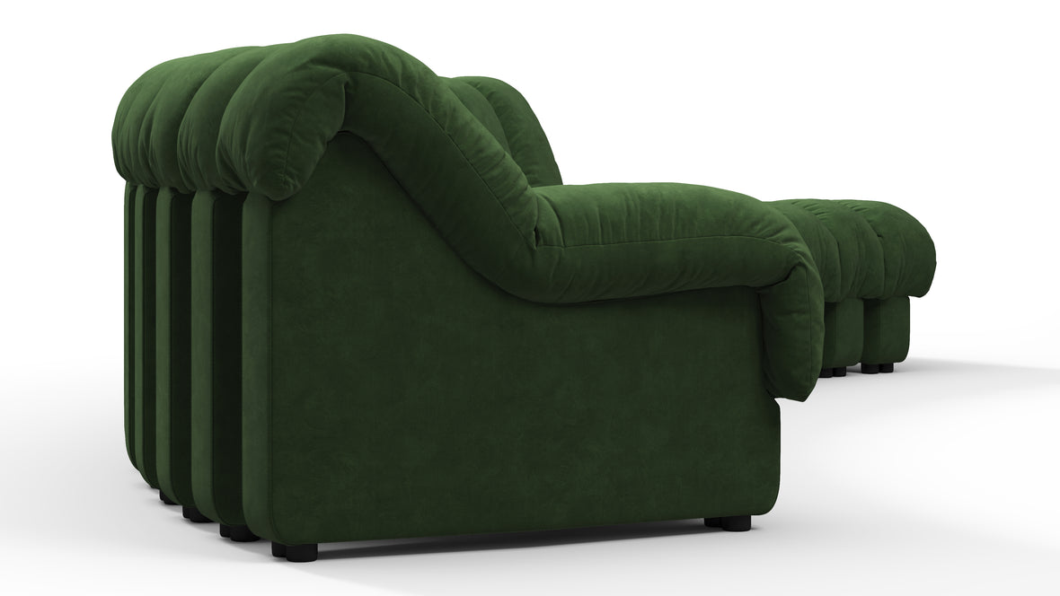 DS 600 - DS 600 Sectional, Combination 1, Left Arm, Tarragon Vegan Suede