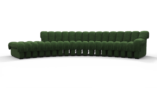 DS 600 - DS 600 Sectional, Combination 1, Right Arm, Tarragon Vegan Suede