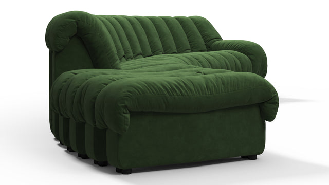 DS 600 - DS 600 Sectional, Combination 1, Right Arm, Tarragon Vegan Suede