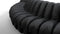 DS 600 - DS 600 Curved Sectional, Black Vegan Leather