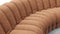 DS 600 - DS 600 Curved Sectional, Tan Vegan Leather