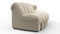 DS 600 - DS 600 Double Sided Curved Sectional, Eggshell Vegan Suede