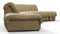 DS 600 - DS 600 Large Open End Sofa, Beige Vegan Leather