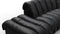 DS 600 - DS 600 Large Open End Sofa, Black Vegan Leather