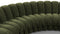 DS 600 - DS 600 Large Sectional, U Shape, Moss Green Chenille