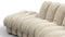 DS 600 - DS 600 Small Open End Sofa, Left, Eggshell Vegan Suede