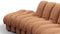 DS 600 - DS 600 Small Open End Sofa, Left, Tan Vegan Leather