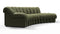 DS 600 - DS 600 Small Open End Sofa, Right, Deep Olive Vegan Leather