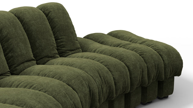 DS 600 - DS 600 Small Open End Sofa, Right, Moss Green Chenille