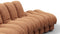 DS 600 - DS 600 Small Open End Sofa, Right, Tan Vegan Leather