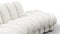 DS 600 - DS 600 Small Open End Sofa, Right, White Boucle