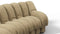 DS 600 - DS 600 Three Seater Sofa, Beige Vegan Leather