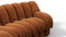 DS 600 - DS 600 Three Seater Sofa, Burnt Orange Vegan Suede