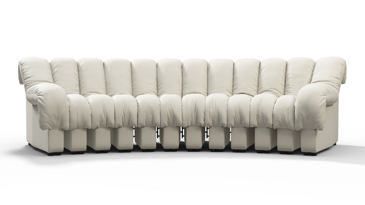 DS 600 - DS 600 Three Seater Sofa, Cream Vegan Leather