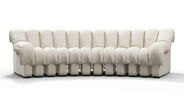 DS 600 - DS 600 Three Seater Sofa, Cream Vegan Leather