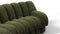 DS 600 - DS 600 Three Seater Sofa, Moss Green Chenille