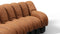 DS 600 - DS 600 Three Seater Sofa, Vintage Tan and Black Vegan Leather