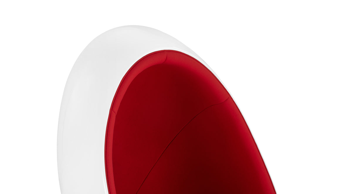 Alpha - Alpha Egg Chair, Bold Red Wool