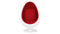 Egg Pod - Egg Pod Chair, Bold Red Wool