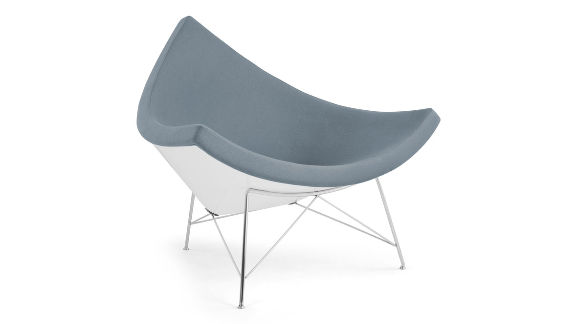 Coconut - Coconut Chair, Blue Gray Wool