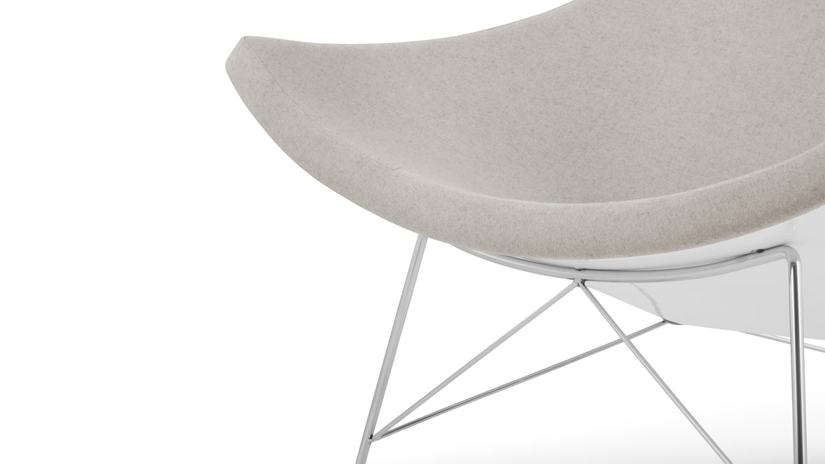 Coconut - Coconut Chair, Wheat Gray Cashmere Wool