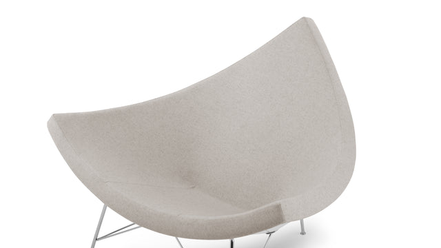 Coconut - Coconut Chair, Wheat Gray Cashmere Wool