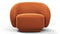 Julep - Julep Lounge Chair, Apricot Velvet