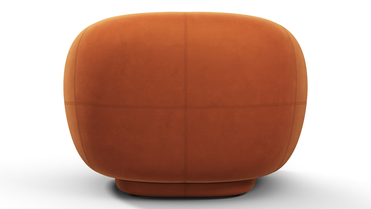 Julep - Julep Lounge Chair, Apricot Velvet