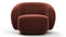 Julep - Julep Lounge Chair, Burgundy Velvet