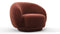 Julep - Julep Lounge Chair, Burgundy Velvet