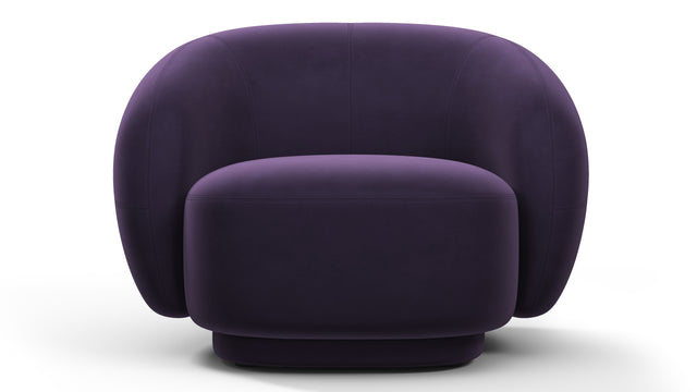 Julep - Julep Lounge Chair, Grape Velvet