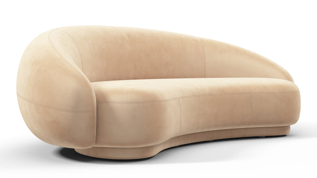 Julep - Julep Sofa, Ecru Velvet