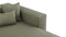 Arles - Arles Sectional, Large Right Chaise, Sage Vegan Suede