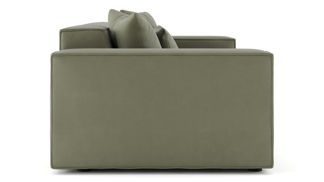 Arles - Arles Sectional, Two Seater, Sage Vegan Suede