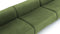 Leo - Leo Three Seater Sofa, Lichen Plush Velvet