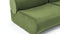 Leo - Leo Three Seater Sofa, Lichen Plush Velvet