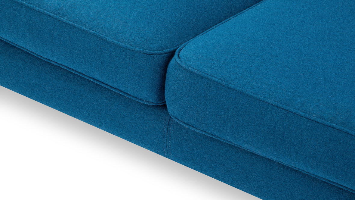 CH101 - CH101 Two Seater Sofa, Indigo Blue Wool