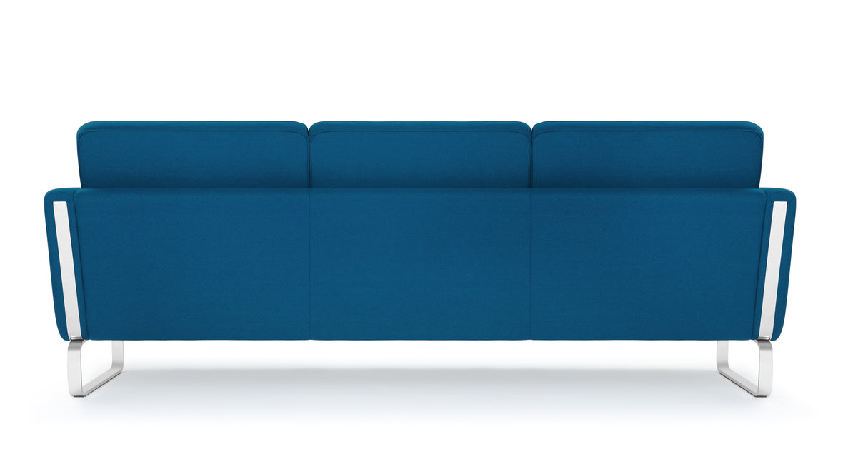 CH101 - CH101 Three Seater Sofa, Indigo Blue Wool