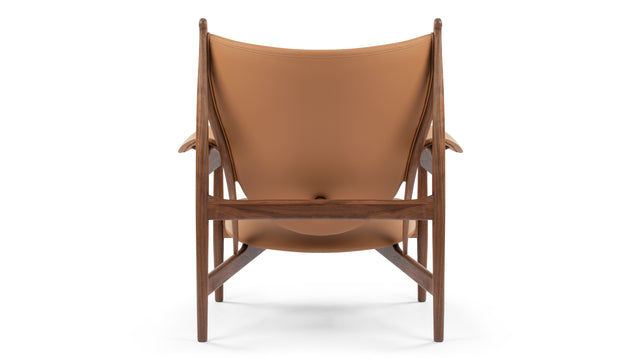 Chieftain - Chieftain Chair, Tawny Brown Vegan Leather and Ash