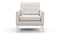 Florence - Florence Lounge Chair, Snow White Wool