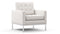 Florence - Florence Lounge Chair, Snow White Wool