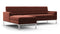 Florence - Florence Three Seater Sofa, Left Chaise, Burgundy Velvet