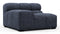 Tufted - Tufted Module, Left Arm, Indigo Blue Chenille