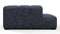 Tufted - Tufted Module, Left Corner Half, Indigo Blue Chenille