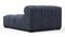 Tufted - Tufted Module, Left Corner Half, Indigo Blue Chenille