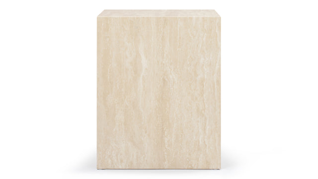 Cologne - Cologne Side Table, Travertine