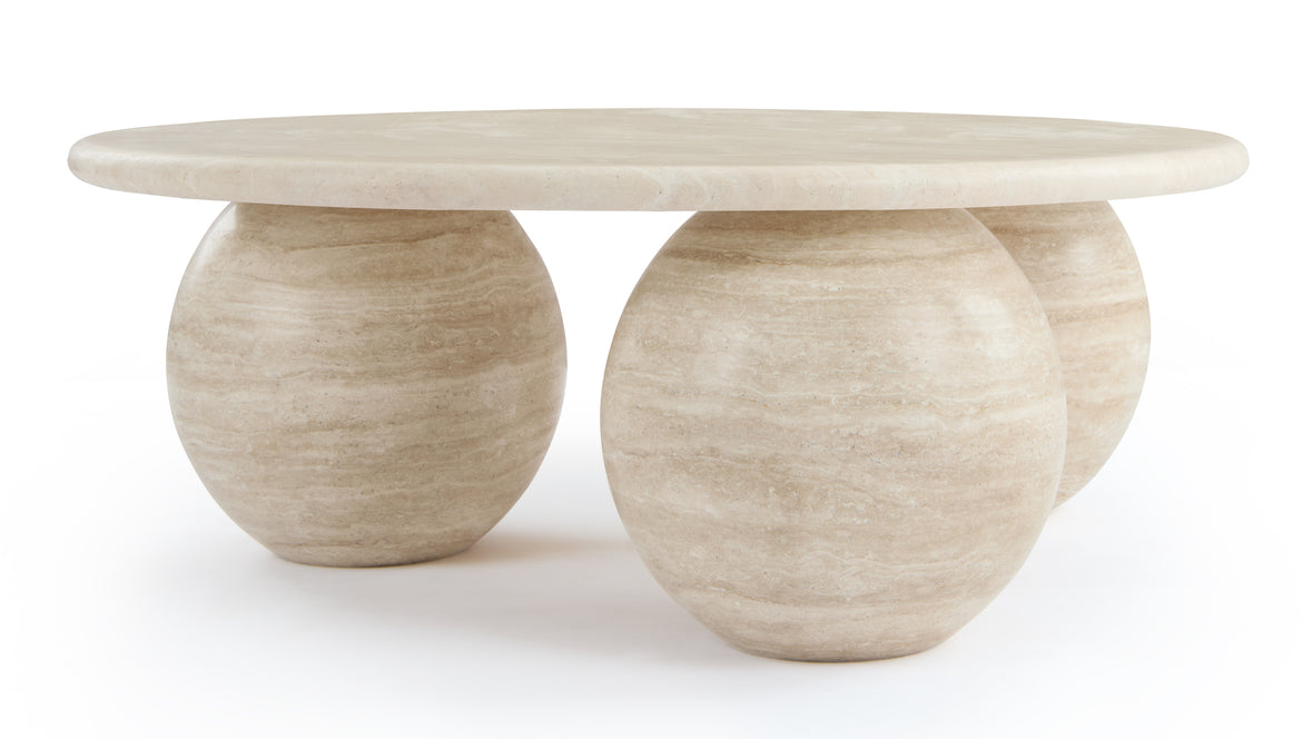 Mya - Mya Coffee Table, Travertine