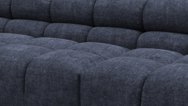 Tufted - Tufted Sectional, Extra Large Right Corner, Indigo Blue Chenille