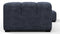 Tufted - Tufted Sectional, Small L, Right, Indigo Blue Chenille